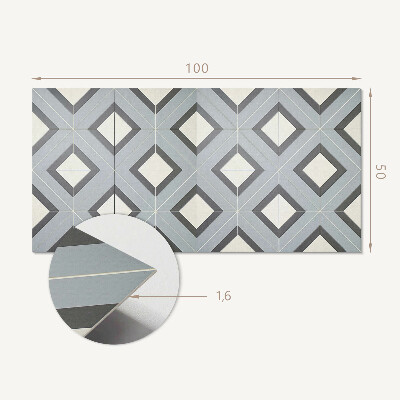 Samolepiaci panel na stenu Pastelová geometria