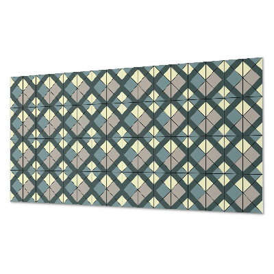 Obdĺžnikový panel na stenu Kockovaný geometrický vzor