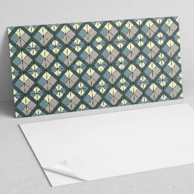 Obdĺžnikový panel na stenu Kockovaný geometrický vzor