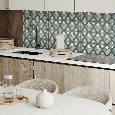 Obdĺžnikový panel na stenu Kockovaný geometrický vzor