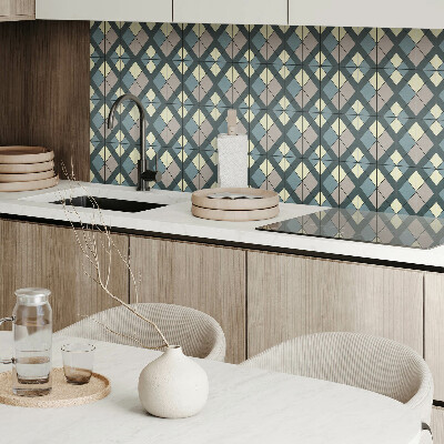 Obdĺžnikový panel na stenu Kockovaný geometrický vzor