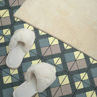 Obdĺžnikový panel na stenu Kockovaný geometrický vzor