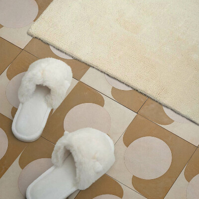 Obdĺžnikový stenový panel Vzor geometrických kruhov a oblúkov