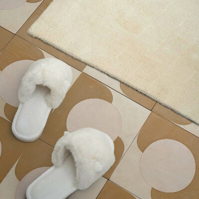 Obdĺžnikový stenový panel Vzor geometrických kruhov a oblúkov