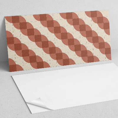 Obdĺžnikový panel na stenu Geometrický vlnitý vzor