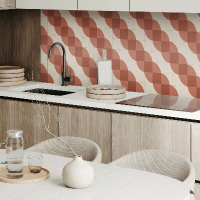 Obdĺžnikový panel na stenu Geometrický vlnitý vzor