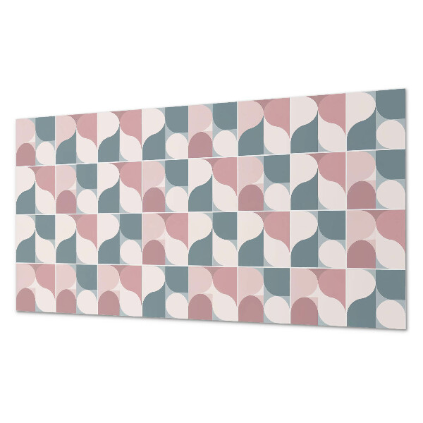 Obdĺžnikový stenový panel Geometrický vzor v abstraktnom štýle