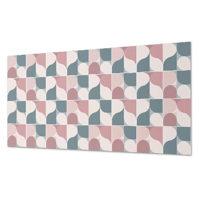 Obdĺžnikový stenový panel Geometrický vzor v abstraktnom štýle