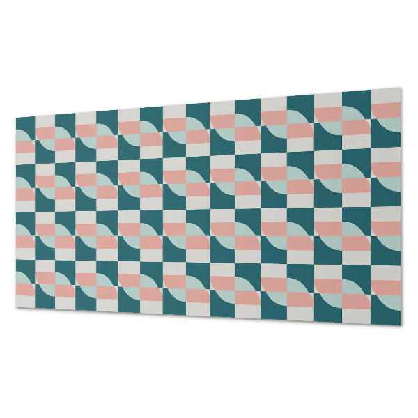 Samolepiaci panel na stenu Kockovaný geometrický motív