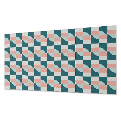 Samolepiaci panel na stenu Kockovaný geometrický motív