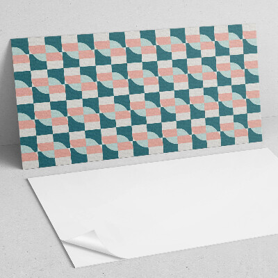 Samolepiaci panel na stenu Kockovaný geometrický motív