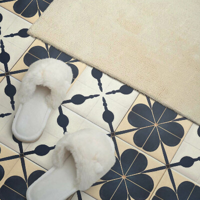 Obdĺžnikový panel na stenu Kvetinový motív na hladkom podklade