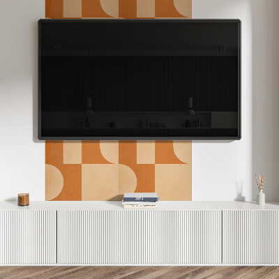 Obdĺžnikový stenový panel Geometria v abstraktnom štýle