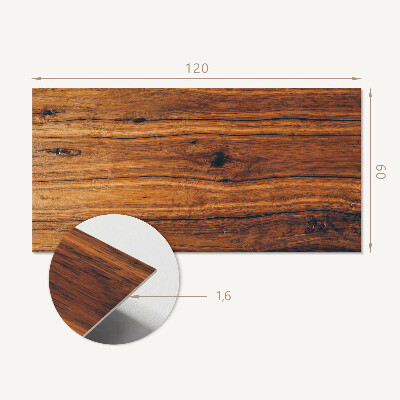 Obdĺžnikový panel na stenu Drevo v prírodnom štýle