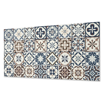 Obdĺžnikový stenový panel Kachľové umelecké kompozície