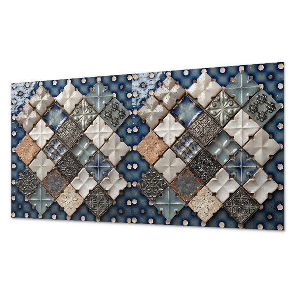 Samolepiaci panel na stenu Rozloženie mozaikových dlaždíc