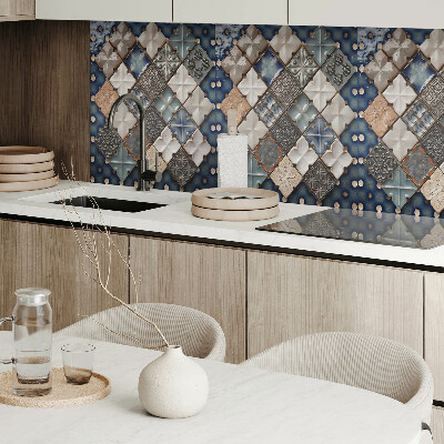 Samolepiaci panel na stenu Rozloženie mozaikových dlaždíc