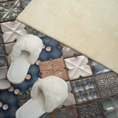 Samolepiaci panel na stenu Rozloženie mozaikových dlaždíc