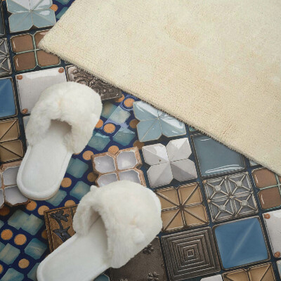 Obdĺžnikový panel na stenu Motívy keramických dlaždíc