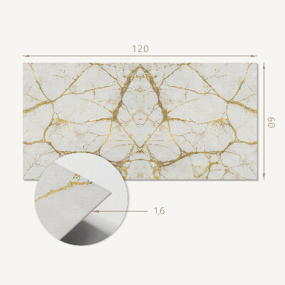 Obdĺžnikový stenový panel Mramorový motív s jemnými žilkami