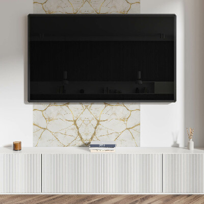 Obdĺžnikový stenový panel Mramorový motív s jemnými žilkami