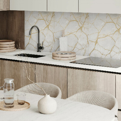 Samolepiaci panel na stenu Mramorový motív v elegantnom štýle