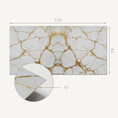 Obdĺžnikový panel na stenu Mramorový šik s jemným žilkovaním