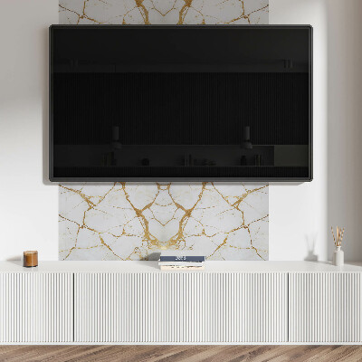 Obdĺžnikový panel na stenu Mramorový šik s jemným žilkovaním