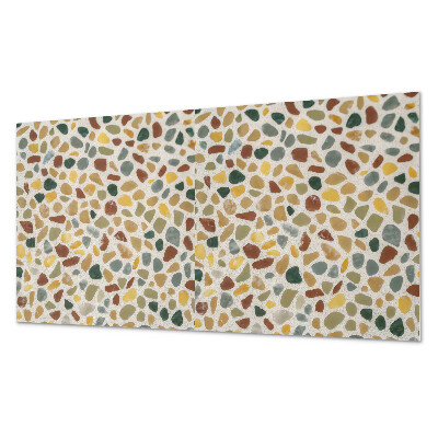 Obdĺžnikový panel na stenu Mozaikový vzor kamienkov