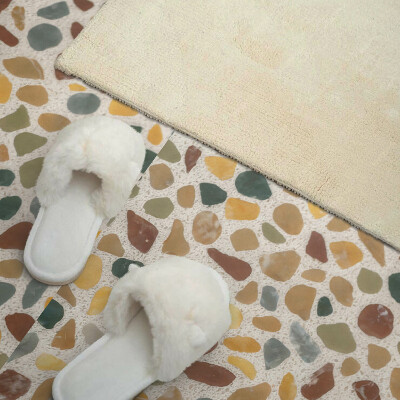 Obdĺžnikový panel na stenu Mozaikový vzor kamienkov