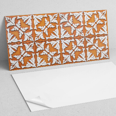 Samolepiaci panel na stenu Rastlinné inšpirácie na keramike