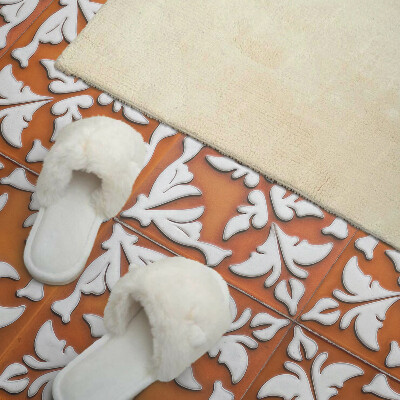 Samolepiaci panel na stenu Rastlinné inšpirácie na keramike