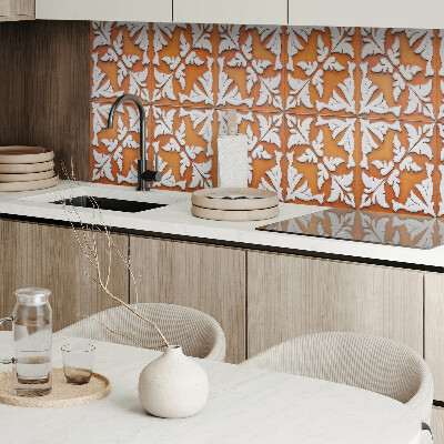 Samolepiaci panel na stenu Rastlinné inšpirácie na keramike