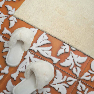 Samolepiaci panel na stenu Rastlinné inšpirácie na keramike