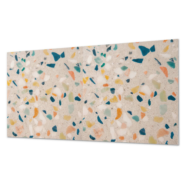 Obdĺžnikový panel na stenu Fragmenty v živých farbách