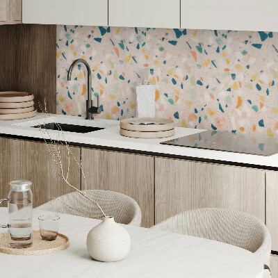 Obdĺžnikový panel na stenu Fragmenty v živých farbách