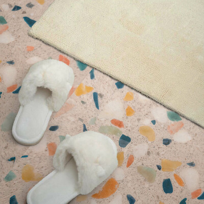 Obdĺžnikový panel na stenu Fragmenty v živých farbách