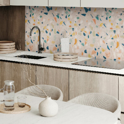 Obdĺžnikový panel na stenu Fragmenty v živých farbách