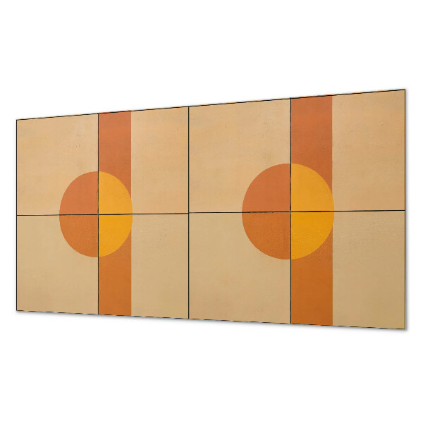 Obdĺžnikový stenový panel Motív moderných geometrických tvarov