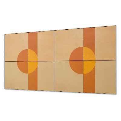 Obdĺžnikový stenový panel Motív moderných geometrických tvarov