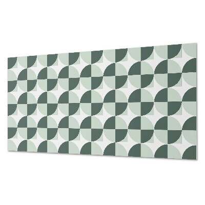 Samolepiaci panel na stenu Kruhy a štvorce v geometrickom štýle