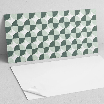 Samolepiaci panel na stenu Kruhy a štvorce v geometrickom štýle