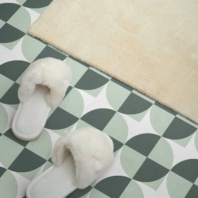 Samolepiaci panel na stenu Kruhy a štvorce v geometrickom štýle