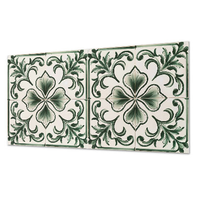 Obdĺžnikový panel na stenu Motív lístkov a srdiečok