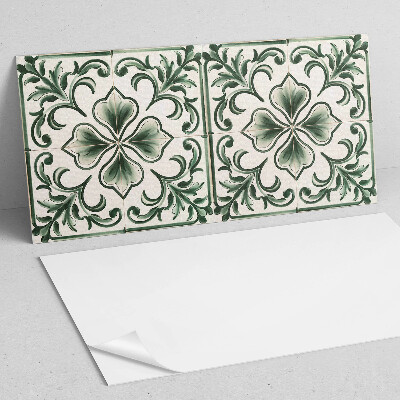 Obdĺžnikový panel na stenu Motív lístkov a srdiečok