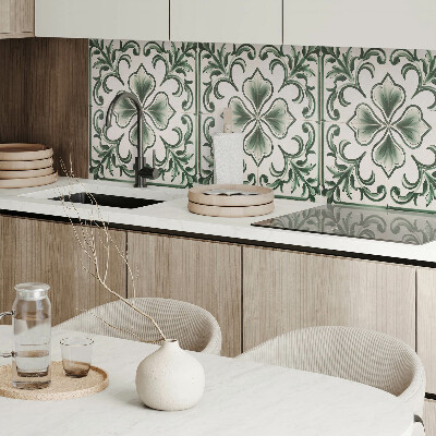 Obdĺžnikový panel na stenu Motív lístkov a srdiečok