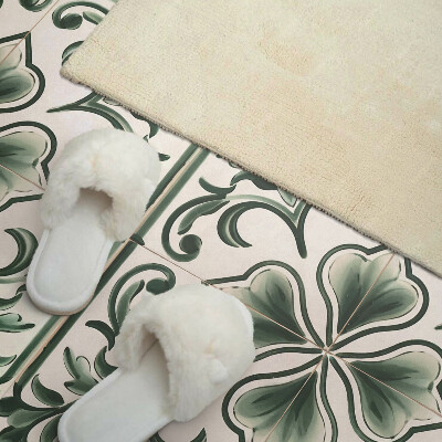 Obdĺžnikový panel na stenu Motív lístkov a srdiečok