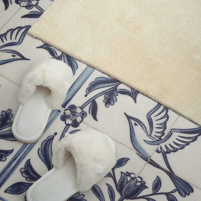 Obdĺžnikový stenový panel Motív vtákov medzi zeleňou