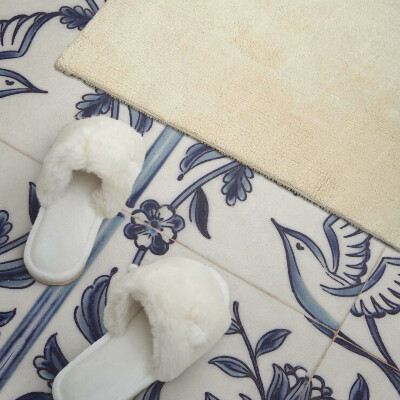 Obdĺžnikový stenový panel Motív vtákov medzi zeleňou