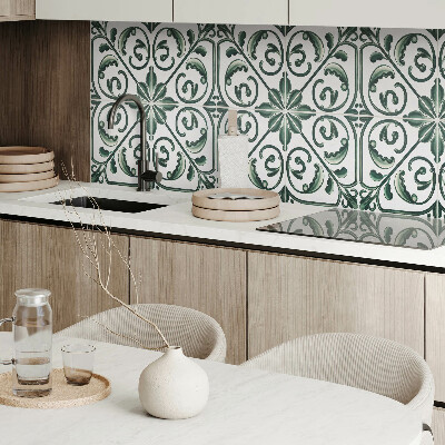 Obdĺžnikový panel na stenu Rastlinné motívy s ozdobnými detailmi